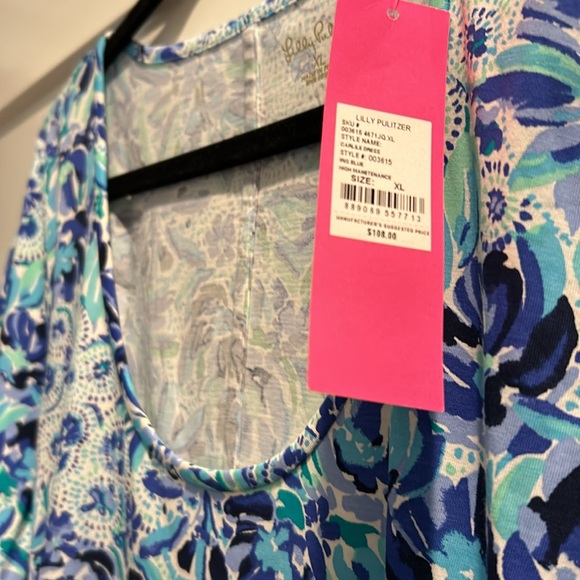 NWT Lilly Pulitzer Carlie dress size XL in High Maintenance Print - Picture 4 of 6